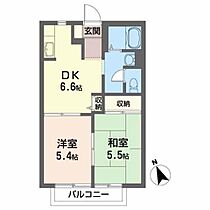 ラークヒルズ　Ｃ 202 ｜ 福島県郡山市日和田町字向山17-1（賃貸アパート2DK・2階・40.00㎡） その2