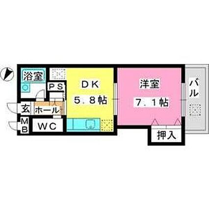 ジュネス東大利_間取り_0