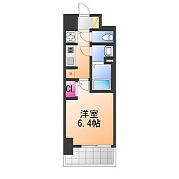 S-RESIDENCE堺湊駅前azure 1Kの間取図画像