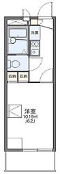 レオパレスエスタ 1Kの間取図画像