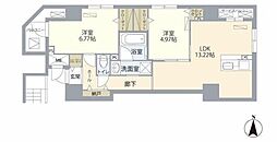 Ｓｋｙｗｏｏｄ錦糸町 5階2LDKの間取り