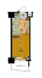 スカイコート池袋第7 3階1Kの間取り