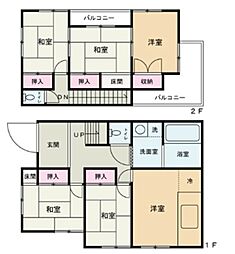 二俣川戸建II 1階5DKの間取り