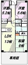 ライフプレイスシーマII 106 ｜ 埼玉県所沢市けやき台１丁目21-5（賃貸マンション3LDK・1階・65.60㎡） その2