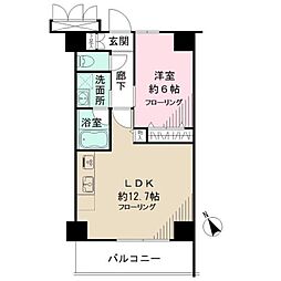 ニューハイム上板橋 1LDKの間取図画像