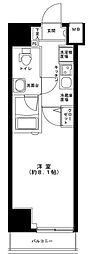 GRANDFORCE綾瀬2 1Kの間取図画像