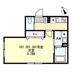 Felice相模原 3階