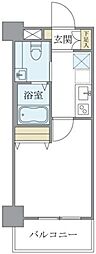 J-Cloud横浜鶴見 1Kの間取図画像