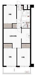 グリーンパーク北葛西 3LDKの間取図画像