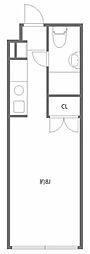 プロス世田谷 ワンルームの間取図画像