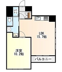 第2住吉ハイツ 1LDKの間取図画像