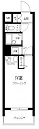 ヴェルト日本橋シティ ワンルームの間取図画像