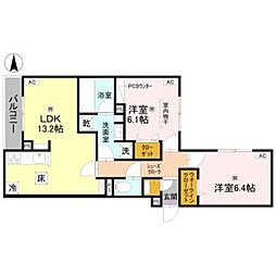クラシスト遠里小野 1階