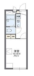 レオパレスルミエール 1Kの間取図画像
