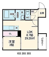 物件の間取り