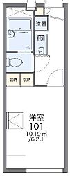 レオパレスグリーンヴィラ 1Kの間取図画像