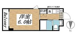 レヤーノ新宿 1Kの間取図画像