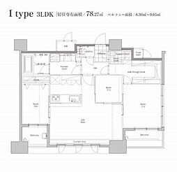 間取図画像 3LDK