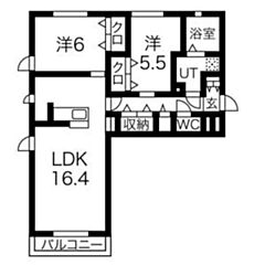 物件の間取り