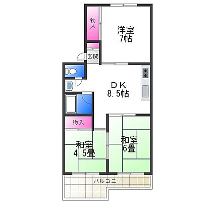 Ｆｋマンション２_間取り_0
