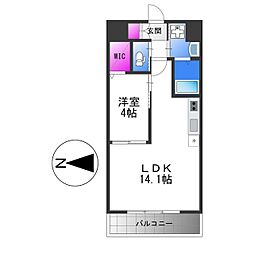 間取図画像 1LDK