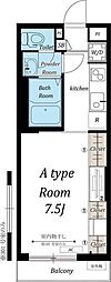 リブリ・FUKU 1Kの間取図画像