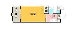 メゾン・ド・セリーズ ワンルームの間取図画像