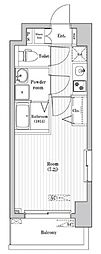 Nステージ西船橋2 1Kの間取図画像