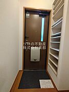下駄箱付なので、玄関はいつでもスッキリ片付きますね☆