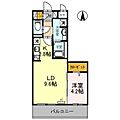 レジデンス喜志3階7.4万円