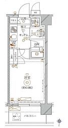 クレイシア池上リフィール 1Kの間取図画像