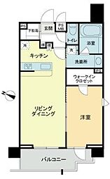 パトリア九段下 14階1LDKの間取り