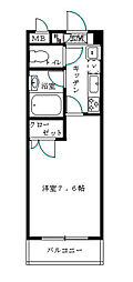マルエイ参番館 1Kの間取図画像