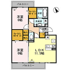 物件の間取り