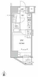 RELUXIA亀有 1Kの間取図画像