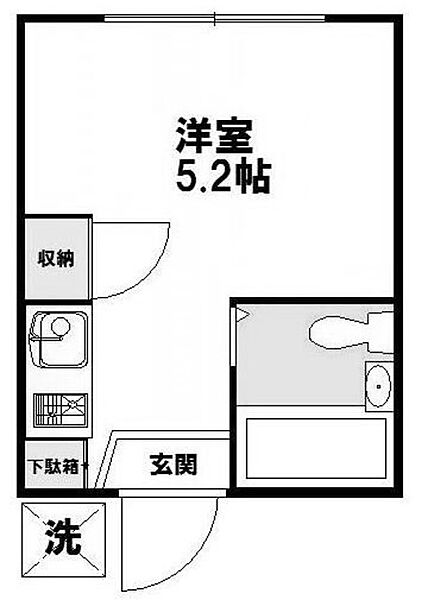 セゾンサンヒルズ 104｜神奈川県川崎市多摩区南生田６丁目(賃貸マンション1R・1階・12.80㎡)の写真 その2