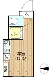 アーバンプレイス阿佐ヶ谷West ワンルームの間取図画像