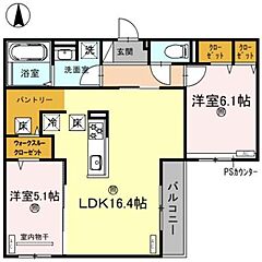 物件の間取り