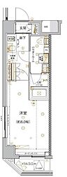 セジョリ早稲田ウエスト 1Kの間取図画像