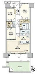 プラウド湘南藤沢テラス 3LDKの間取図画像
