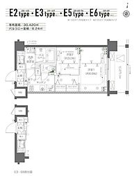 ズーム新宿西落合 2Kの間取図画像