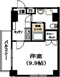 セレシア西巣鴨 1Kの間取図画像
