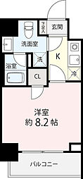 ヴィエルジュ錦糸町太平 1Kの間取図画像