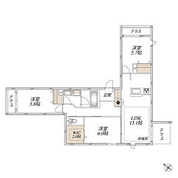 Canon Verde 3LDKの間取図画像