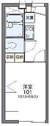 レオパレスIROOM 1Kの間取図画像