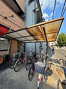 屋根付き駐輪場が嬉しいです♪♪