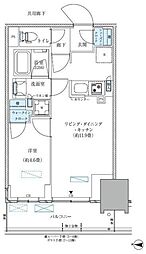 江東区大島4丁目マンション 1LDKの間取図画像