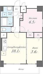 カサ・フェリーチェ 8階1SLDKの間取り