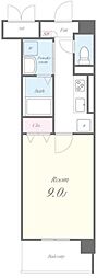 ふじみランド 1Kの間取図画像