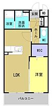 ＩＬ・ＬＵＯＧＯ南立石 101 ｜ 大分県別府市大字南立石（賃貸マンション1LDK・1階・41.75㎡） その2